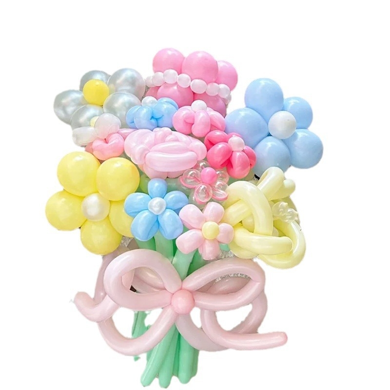 Λάτεξ διακοσμητικό μπαλόνι με μακρύ νήμα-σχήμα για γενέθλια και γάμο