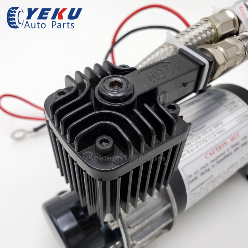 12V automobilska pumpa zraka od nehrđajućeg čelika, bez ulja, 130 psi, 200W, digitalni zaslon