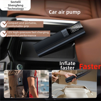 Ασύρματη φορητή αντλία αέρα για αυτοκίνητο και ποδήλατο – 12V, 100W, 35 L/min, μπαταρία λιθίου, 5–20 λεπτά λειτουργίας