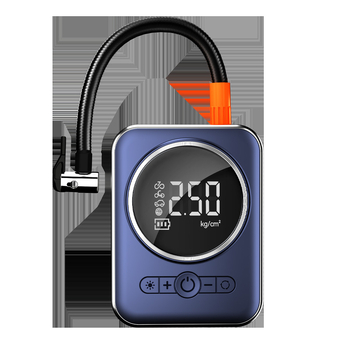 Αντλία αέρα για αυτοκίνητο και μοτοσικλέτα – ασύρματη επείγουσα αντλία με ψηφιακή οθόνη, 12V, 80W, ροή αέρα 35 L/min, εξαιρετικά γρήγορο φούσκωμα