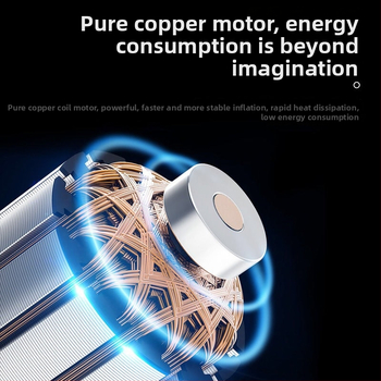 Αντλία αέρα αυτοκινήτου με ψηφιακή οθόνη και μετρητή πίεσης ελαστικών – 12V, 120W, καλώδιο 3,6 m, 35 L/min