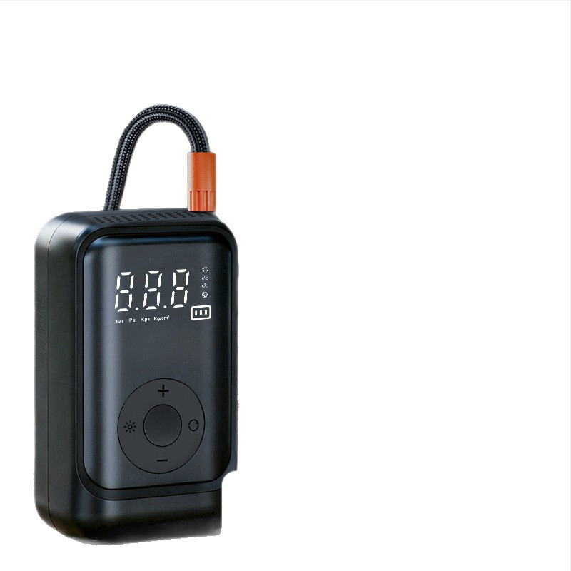 Αντλία φουσκώματος ελαστικών αυτοκινήτου με έξυπνο ψηφιακό display, φορητή ασύρματη αντλία (12V, επαναφορτιζόμενη, ≤80W, ψηφιακή οθόνη, λειτουργία πάνω από 20 λεπτά)