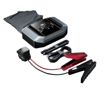 CAFele εκκινητής αυτοκινήτου και αντλία αέρα με ψηφιακή οθόνη (12V; 100W; 30 L/min; διπλός κύλινδρος)