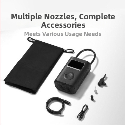 Φορητή αντλία ελαστικών αυτοκινήτου συμβατή με Mijia 2Pro, ABS περίβλημα, 12V, 80W, τροφοδοσία USB, μονοκύλινδρη, οθόνη ενδείξεων, συνεχής λειτουργία 5–20 λεπτών