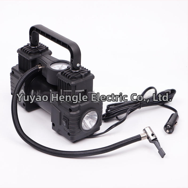 12V Ηλεκτρική Αντλία Ελαστικών Αυτοκινήτου με Ενσωματωμένο Μετρητή Πίεσης, Ροή Αέρα 30 L/min, Καλώδιο 3 m