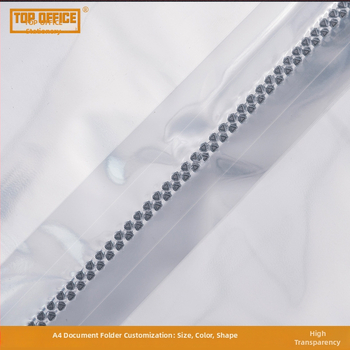 Topface Caiet informativ, material plastic, capacitate mare, dosar PP transparent cu finisaj mat pentru partituri și depozitare