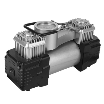 Αντλία Ελαστικών Αυτοκινήτου Με Διπλό Κύλινδρο, 12V, 280W, 70 L/min, Με Μανόμετρο