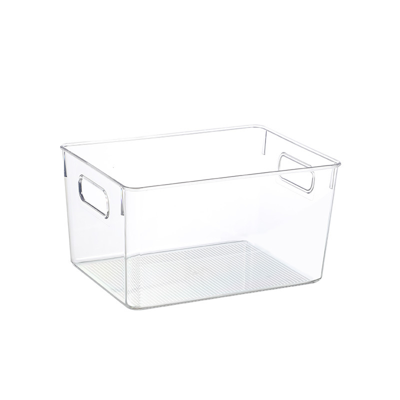 Контейнер за хладилник за плодове и зеленчуци, пластмасов, правоъгълен с капак, голям капацитет, за съхранение и запазване на свежестта