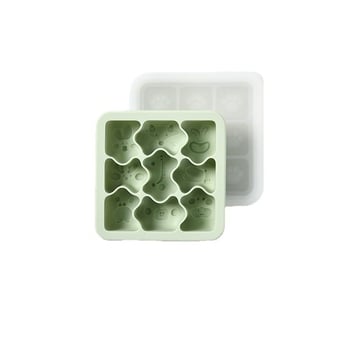 Силиконова форма за кекс с геометрични форми и дизайн на котешка лапка за бебешки десерти