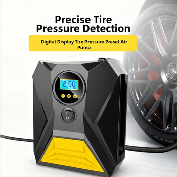 Prijenosni bežični kompresor za automobile s digitalnim prikazom, 12V, 120W, 3 m kabel, ABS
