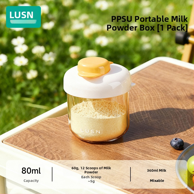PPSU Kutija za mlijeko u prahu – Prenosni spremnik za bebinu prehranu, 1 pretinac, 1 obrok, Marka Like a Mountain