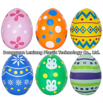PVC napuhano Uskrsno jaje – viseća dekoracija za vanjsku upotrebu, s tiskanim logom, LX marka, uvezeno