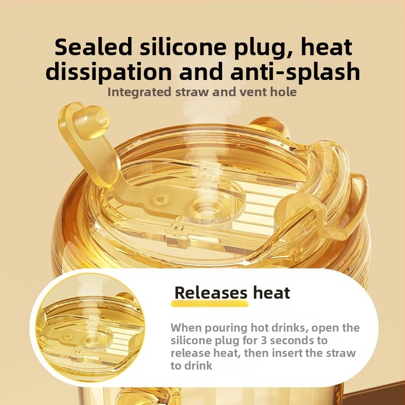 PPSU cană pentru copii de lapte, stil desen animat, cană cu pai pentru băut direct, pentru copii 1–3 ani și peste, rezistentă la căderi de la Youkebei