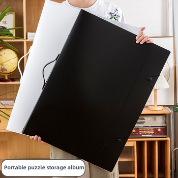 Carte de depozitare pentru puzzle, material PP, 12 pagini, grosime 1 mm, imprimare logo posibilă