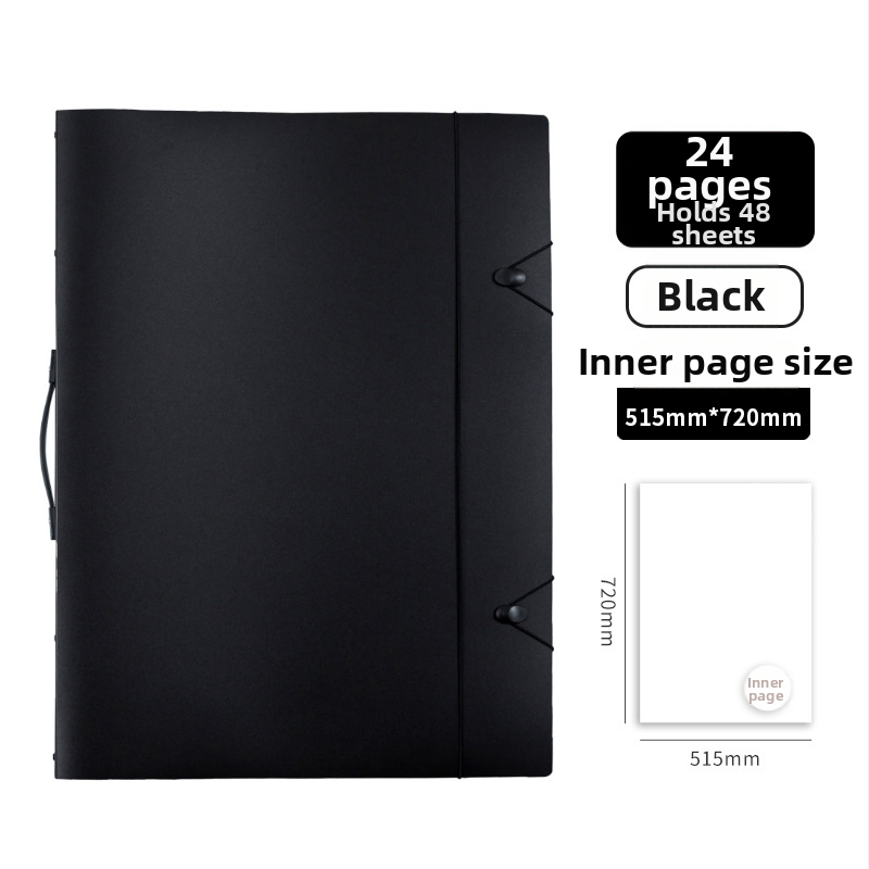 Carte de depozitare pentru puzzle, material PP, 12 pagini, grosime 1 mm, imprimare logo posibilă