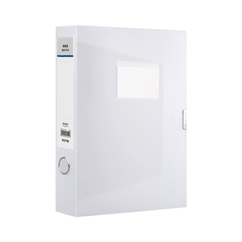 Prozirna sklopiva kutija za dokumente, od PP plastike, stakabilna, s 55 mm stražnjom širinom, Muji stil, za ured