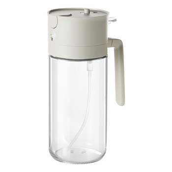 Lissa staklena boca za ulje sa sprejom i atomizatorom – dvostruka upotreba u kuhinji, boca za ulje s ugrađenom četkom