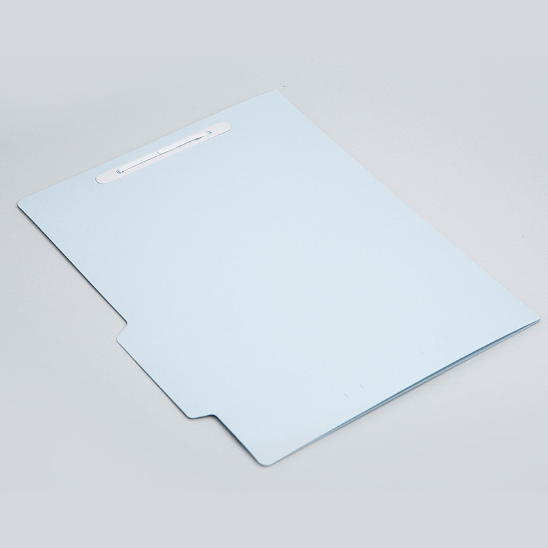 Papirni folder s mono klipom, papir, A4 format, 240×310 mm, prilagođeni logo