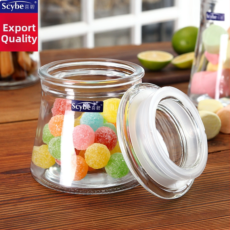 Sklenená dóza na skladovanie • Značka: scybe/Xibi • Materiál: Sklo • Kapacita: 650–1200 ml • Štýl: moderné a jednoduché