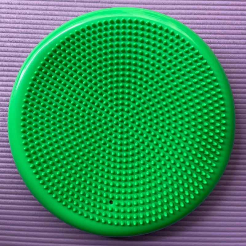 PVC joga podloga za balans trening, debljina 6 mm, težina 900 g, prugasti uzorak, apsorpcija udaraca