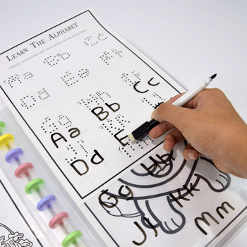 Fișier transparent PP pentru documente cu cataramă ciupercă; logo tipărit; personalizare disponibilă; grosime 0,1 mm