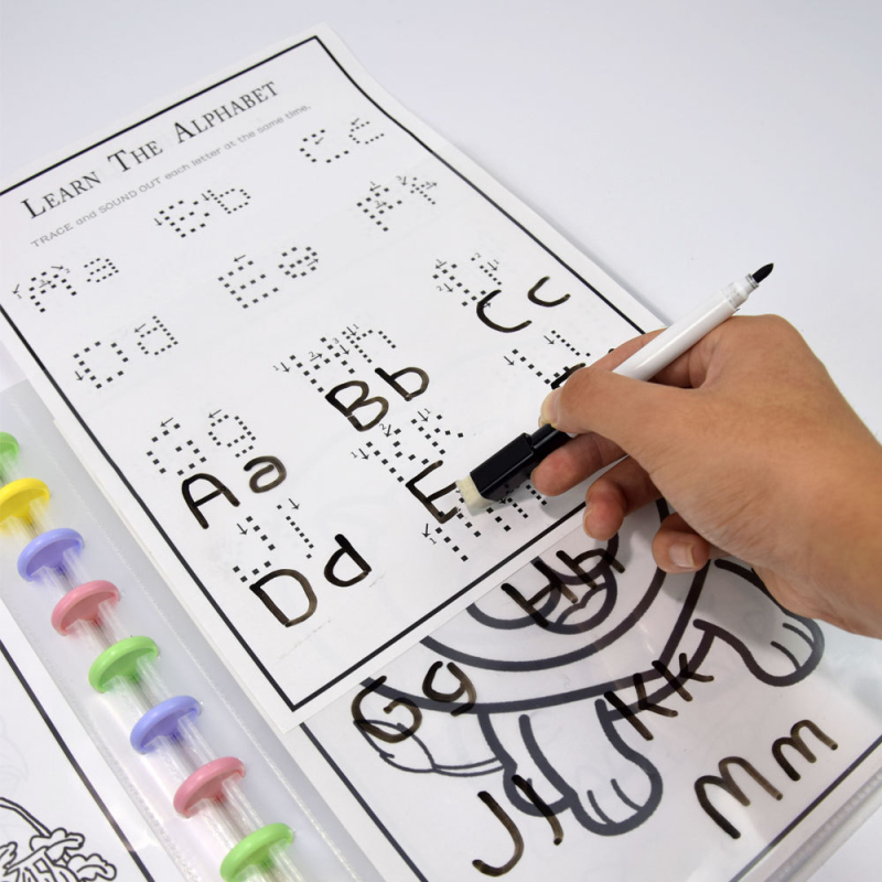 Fișier transparent PP pentru documente cu cataramă ciupercă; logo tipărit; personalizare disponibilă; grosime 0,1 mm