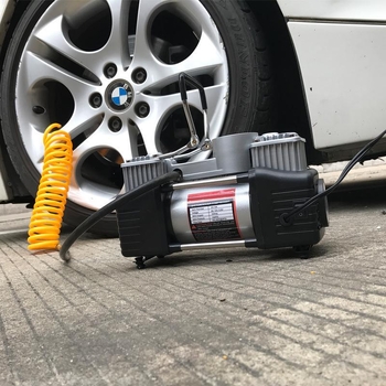 Φορητός συμπιεστής αέρα αυτοκινήτου, 12V, 220W, 35 L/min, Ψηφιακή οθόνη, Πολυκυλινδρικός σχεδιασμός