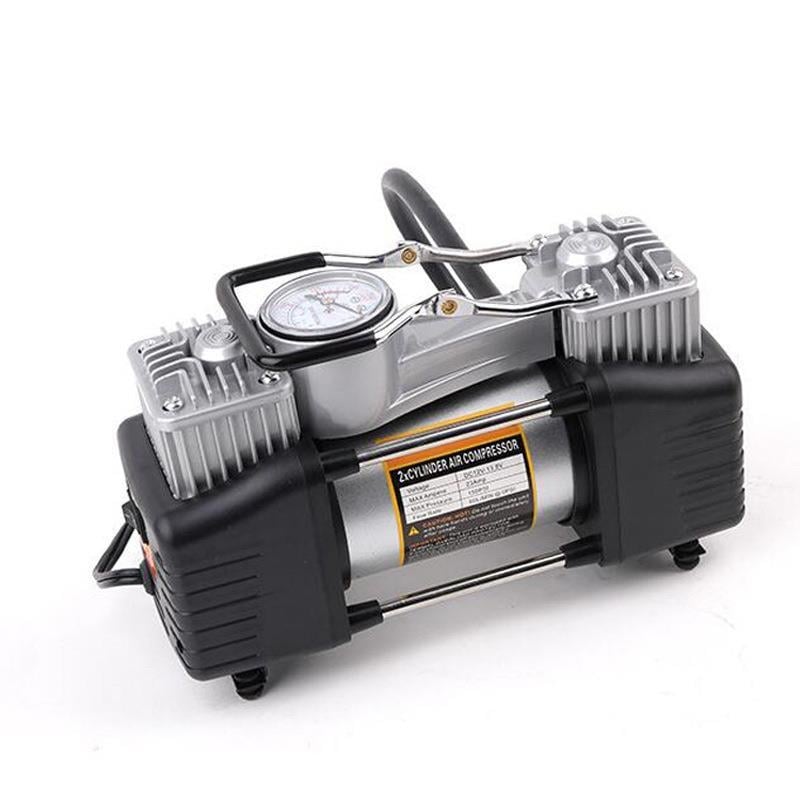 Φορητός συμπιεστής αέρα αυτοκινήτου, 12V, 220W, 35 L/min, Ψηφιακή οθόνη, Πολυκυλινδρικός σχεδιασμός