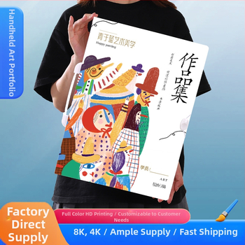 Album de colecție pentru opere de artă — material PP, 60 de pagini, logo personalizat, etichetă privată licențiată, Elf Story