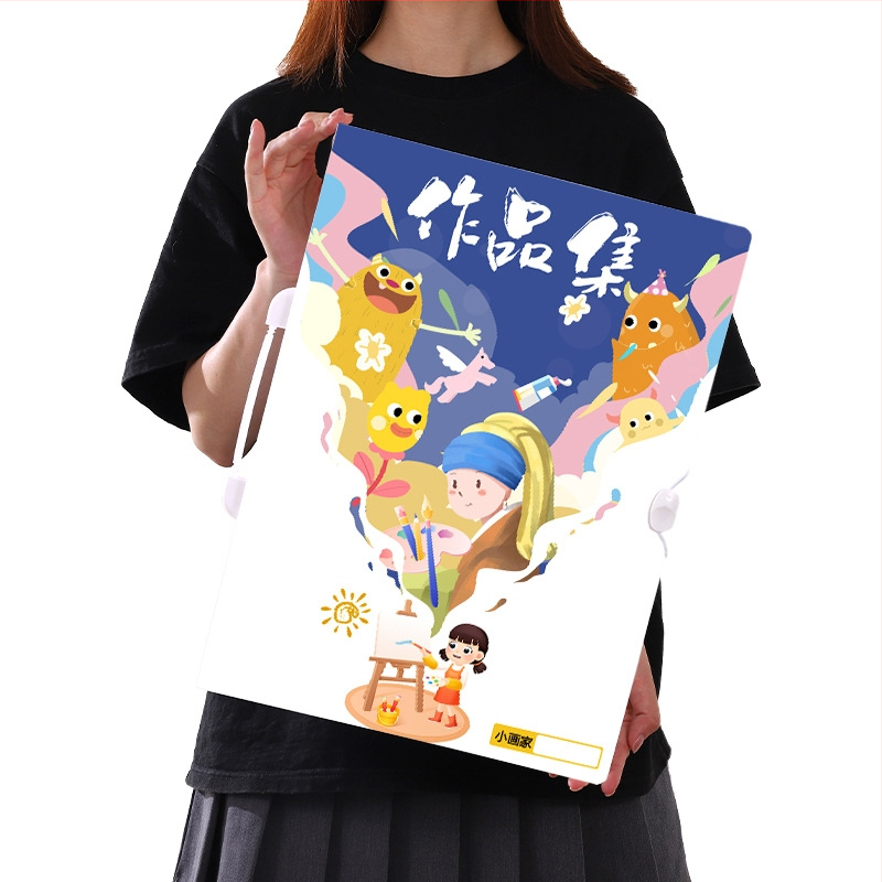 Album de colecție pentru opere de artă — material PP, 60 de pagini, logo personalizat, etichetă privată licențiată, Elf Story