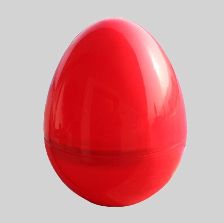 Uskrsno plastično jaje, otvoreno za punjenje, injekcijsko oblikovano, mogućnost ispisa loga