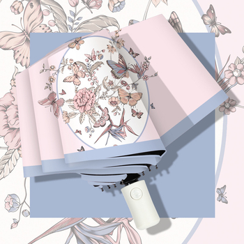 Umbrelă | Protecție UV >50, 6 nervuri, țesătură poliester 190T, tijă din fier, mâner din plastic