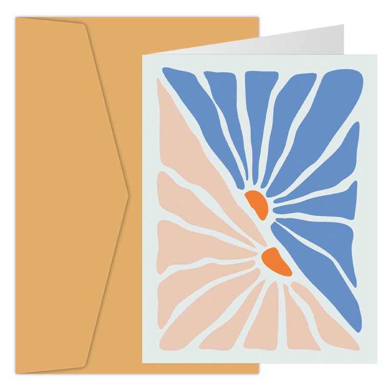 12 bucăți carduri de felicitare geometrice abstracte cu plicuri, hârtie și imprimare