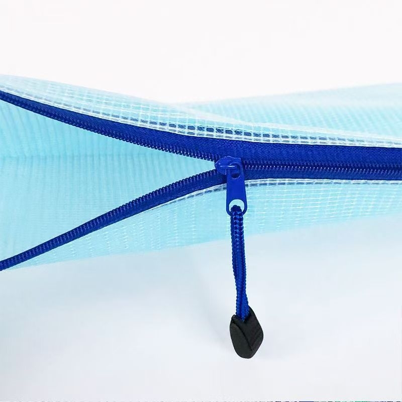 Hondurasie prozirna PVC mrežasta zip torba za dokumente