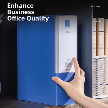 Plastična kutija za dokumente, model 5685, PVC, stražnja širina 100 mm, marka Effective