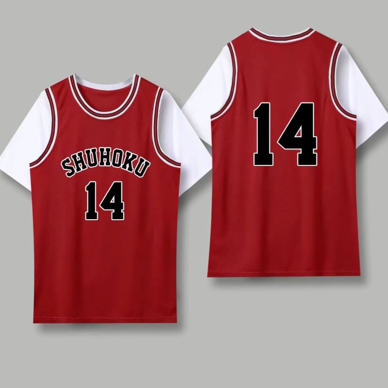 Slam Dunk košarkaški dres, unisex, kratkih rukava, broj 11 i broj 10, poliesterska smjesa