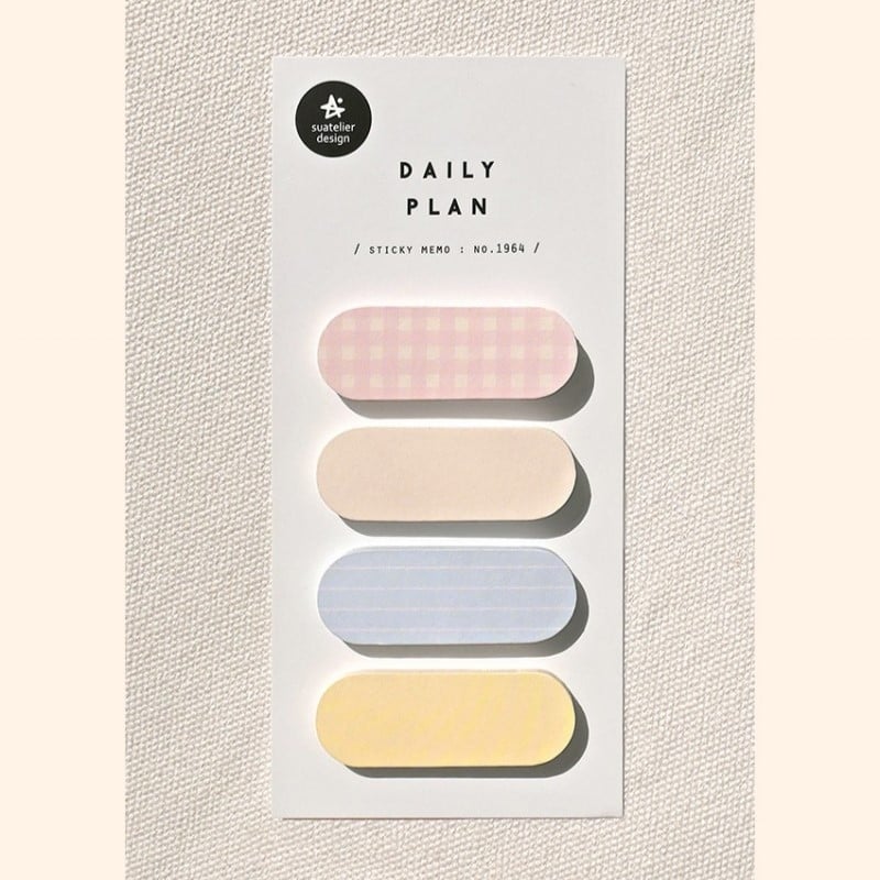 suatelier Стикер Бележки Набор — модерен минималистичен стил, хартия, 160 листа