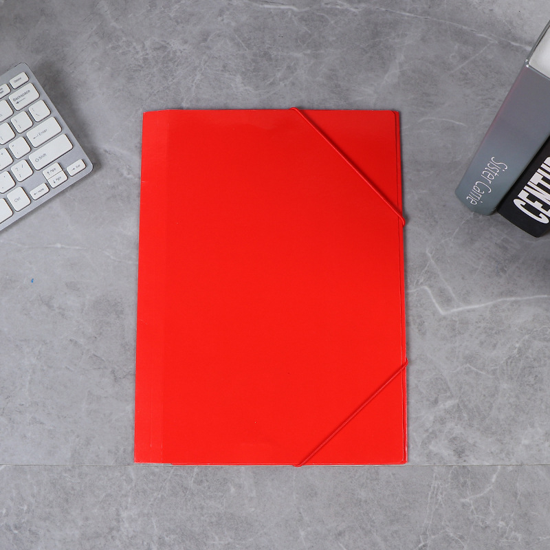 Folder pentru documente cu sfoară circulară, hârtie, format A4, imprimare logo disponibilă