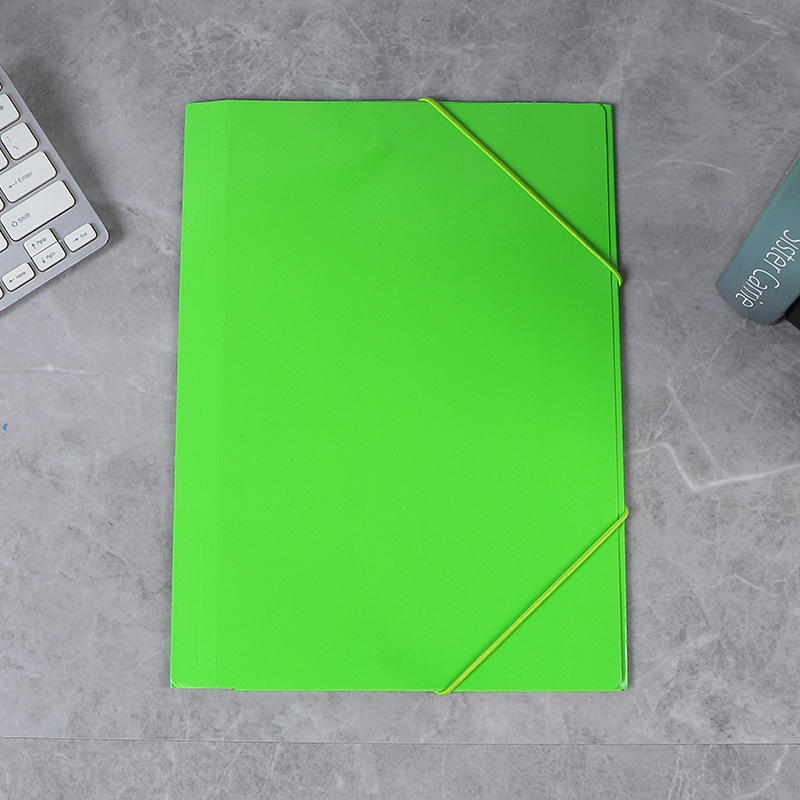 Folder pentru documente cu sfoară circulară, hârtie, format A4, imprimare logo disponibilă