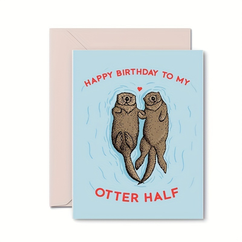 Card de felicitare cu plic – Zi de naștere, Texte amuzante, Stil minimalist, Tipărit pe hârtie