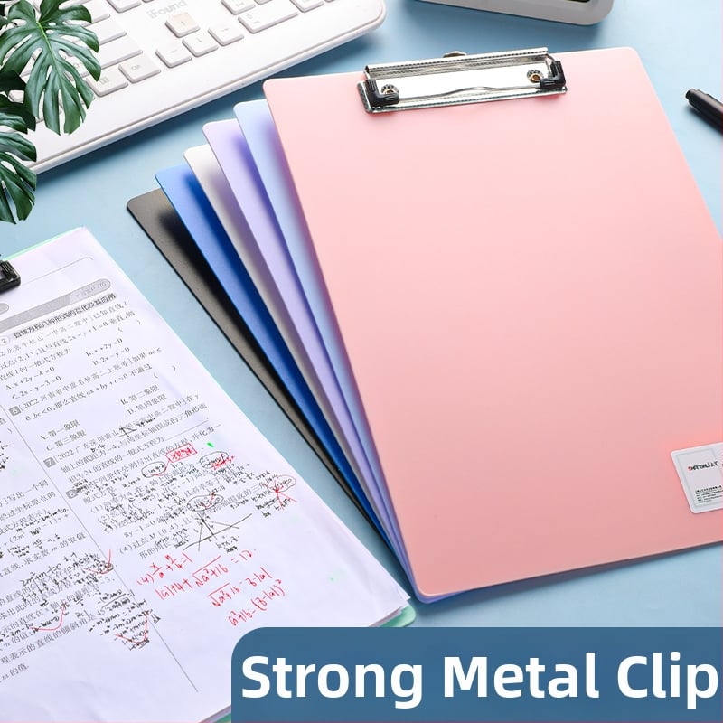 Clemă pentru placă PP - model PP board clip, material PP, potrivit pentru hârtie A4