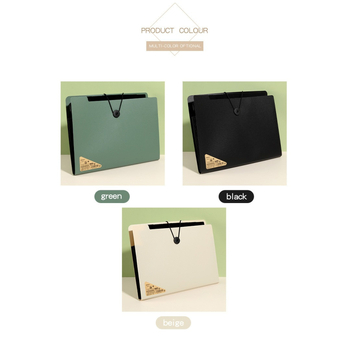 Kangbai φάκελος εγγράφων με 5 θήκες, PP υλικό, μοντέλα Fx 014/015/017, πάχος 0,6 mm