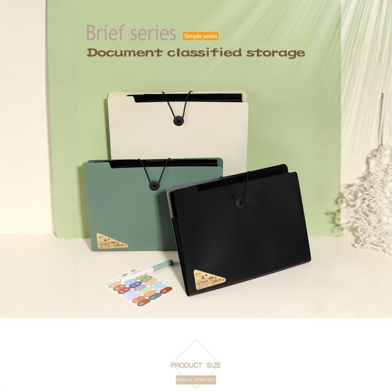 Kangbai φάκελος εγγράφων με 5 θήκες, PP υλικό, μοντέλα Fx 014/015/017, πάχος 0,6 mm