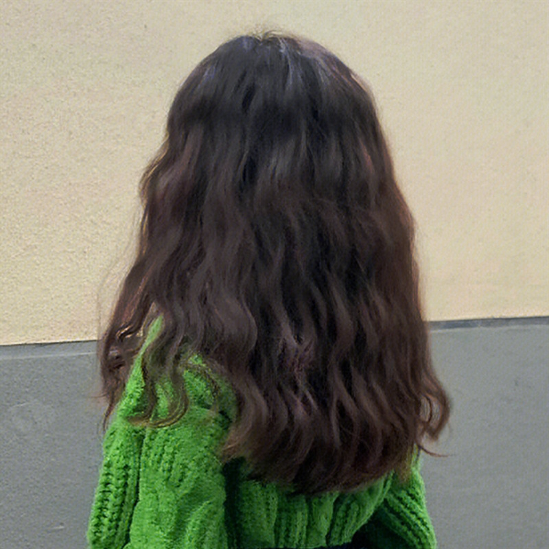 Dječja duga kovrčava perika s Qi fringe, korejski stil, vlakna otporna na visoke temperature, za bojanje — Model 908