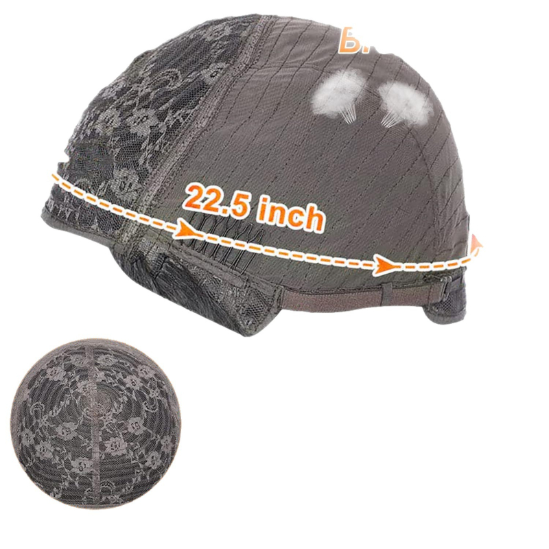 Kaisi M122 Perucă pentru femei, păr lung buclat cu breton drept, fibre rezistente la temperatură, mecanism