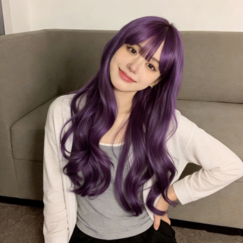 Cosplay perika, kovrčava kosa s Qi fringe (Model 131; termička vlakna; može se bojiti)