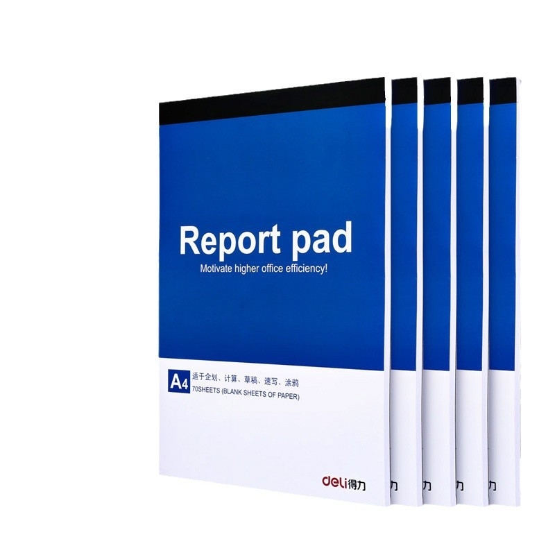 Caiet Deli – Manuscris alb, Hârtie groasă, Stil bloc de hârtie, IP autorizare: Nu, Lipire: Nu