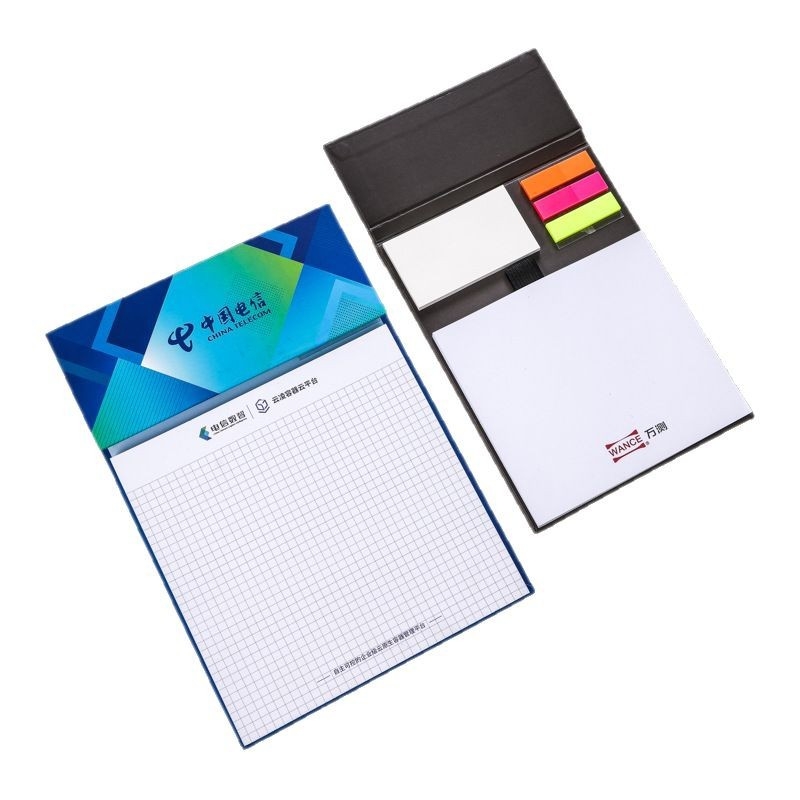 Zhong pu set bilješki za sastanke s prilagođenim logotipom, višenamjenske Post-it bilješke, uredska bilježnica