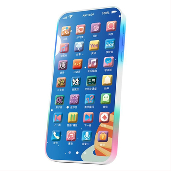 Εκπαιδευτικό τηλέφωνο για νήπια – διαδραστικό εκπαιδευτικό μηχάνημα με επαναφορτιζόμενη μπαταρία λιθίου, εγγραφή, ήχους/μουσική, αισθητήρας αφής για 0–3 ετών