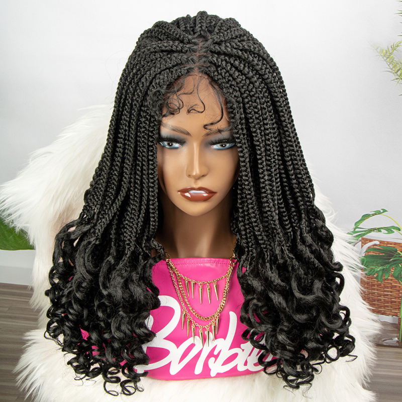 Acoperire pentru cap cu dantelă frontală, fir rezistent la temperaturi înalte, stil exotic, origine Henan